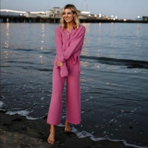 Clad & Cloth set like Free People Hailee set NWT sz Large pink color.
